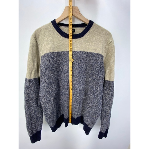 J. Crew Crew Neck Men's Long Sleeve Sweater Size L - Picture 4 of 8